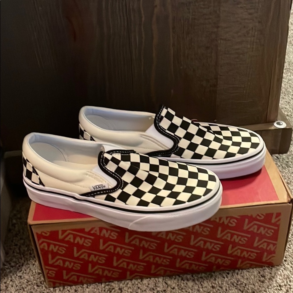 Checkered Vans